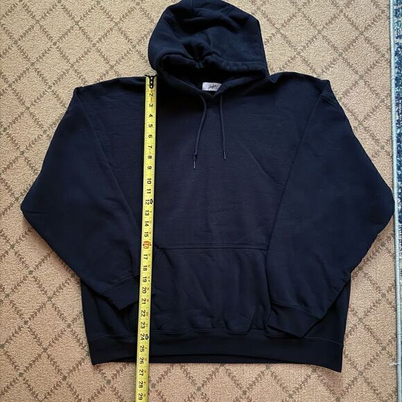 Mayfair The Label Navy Blue BE THE EFFECT hoodie with butterfly OS - Picture 5 of 8